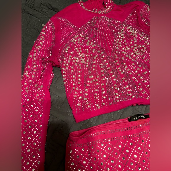 Hot pink set from iHeartRaves - Picture 3 of 4